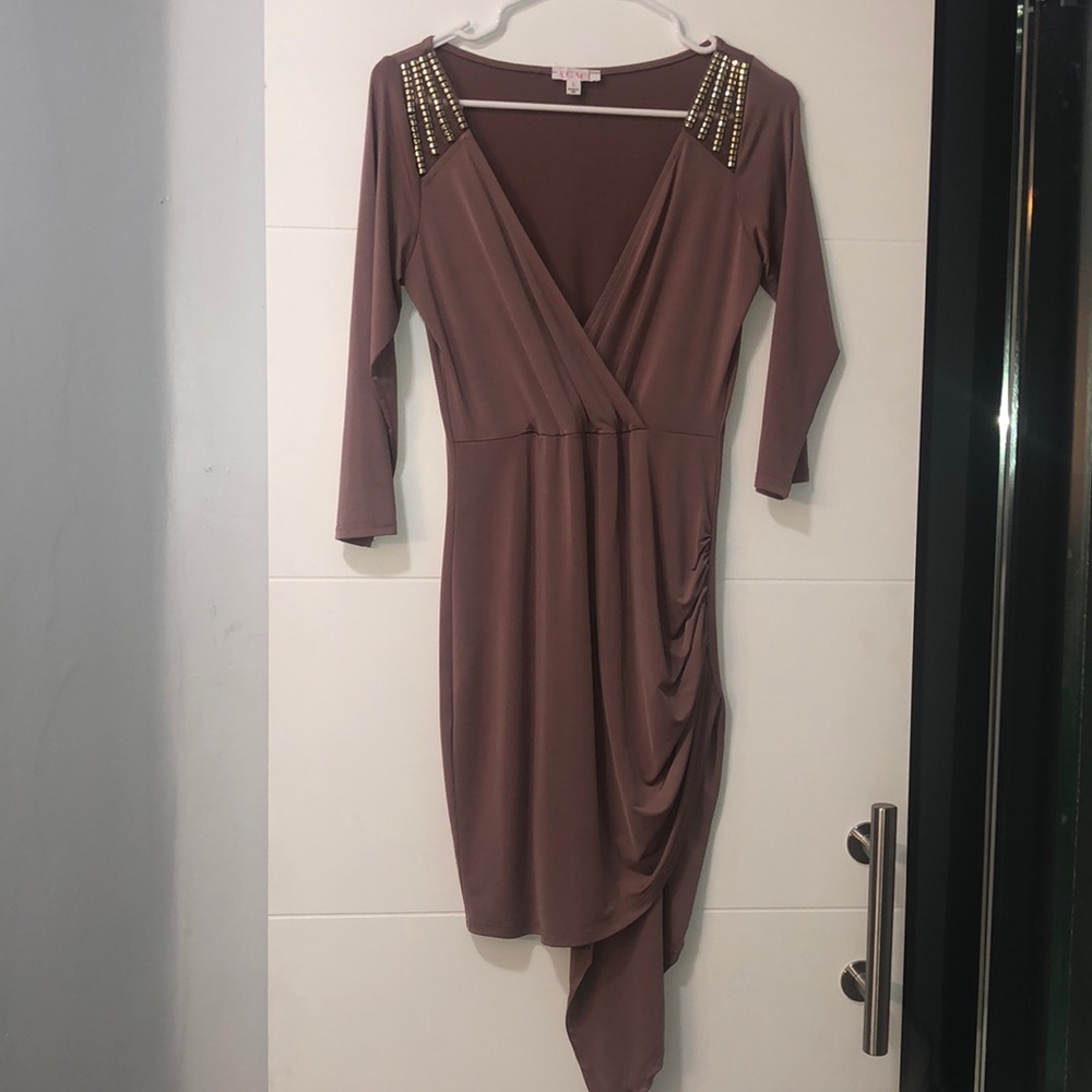 Agaci party dress with slit